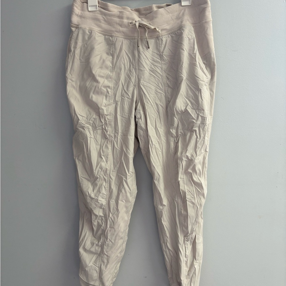 Lululemon Athletica Cream Track Pants